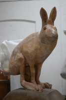 Hase mit Stempel - Detail