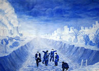 Blauer Bild